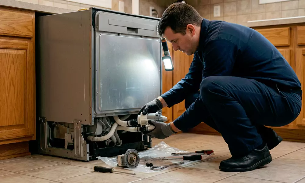 Dishwasher Pump Replacement in Bonita, CA