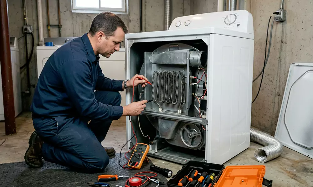 Dryer Not Heating Repair in Bonita, CA