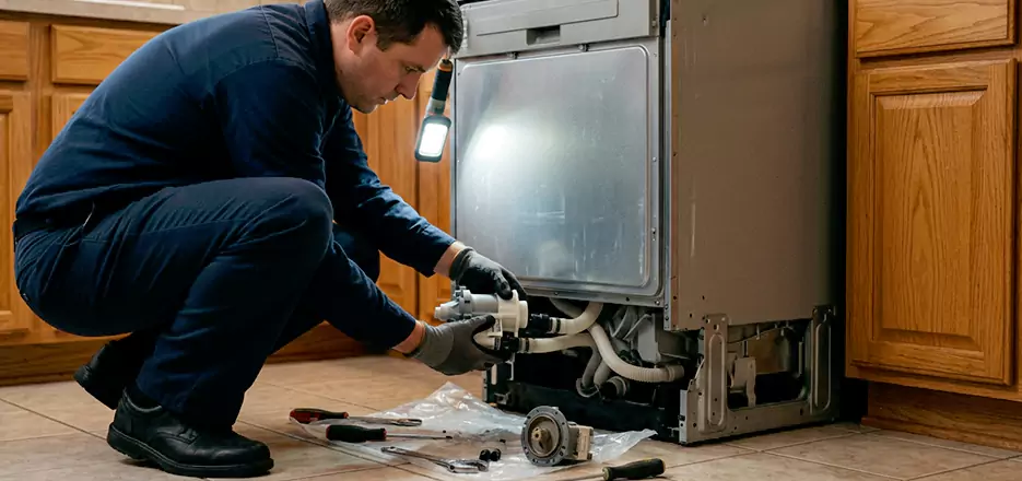 Dishwasher Drain Hose Repair in Bonita